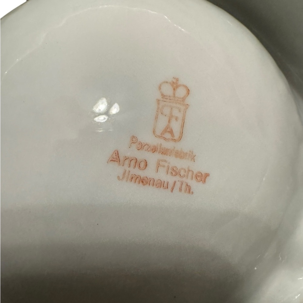 Vintage German Advertising Bar Ashtray Mainzer Aktien-Bier Porcelain - Picture 4 of 4